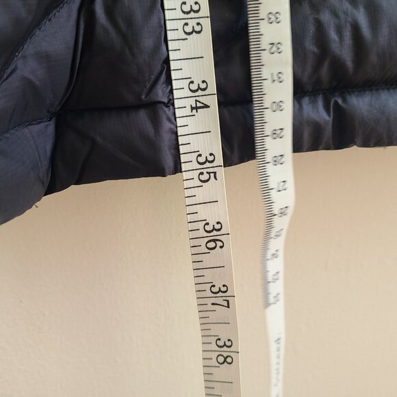 LL Bean Ultralight 850 Down Hooded Coat Three-Quarter Length Downtek Womens Sz M - Picture 11 of 11